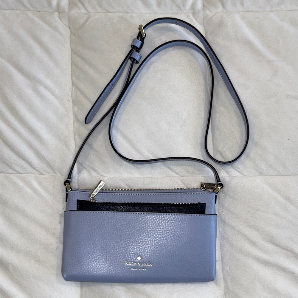 Kate Spade Blue and Black Crossbody Bag